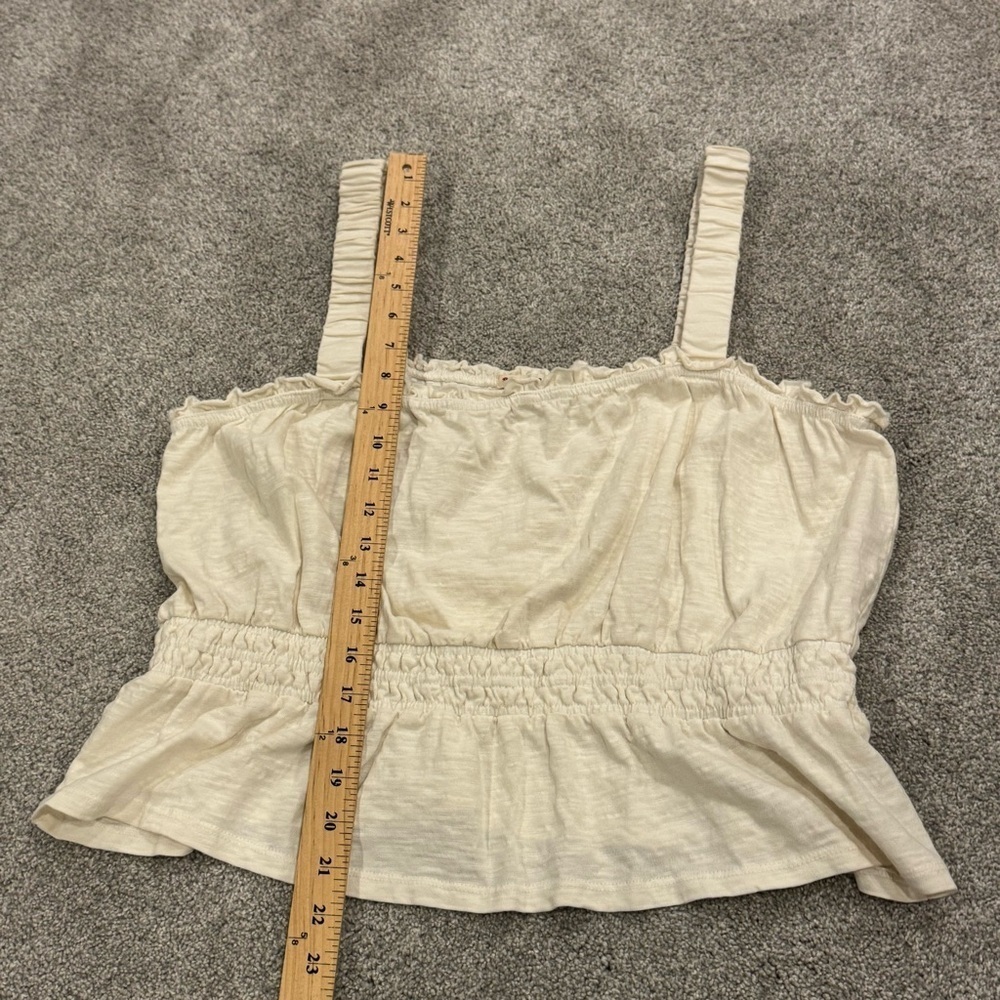 Marine Layer White Ruffle Tank Top - Picture 8 of 9